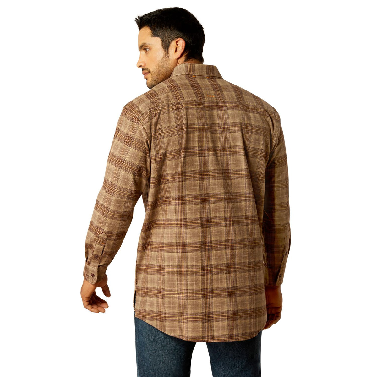 Ariat Men&#39;s Rebar Flannel DuraStretch™ Button-Down Work Shirt - Work World - Workwear, Work Boots, Safety Gear