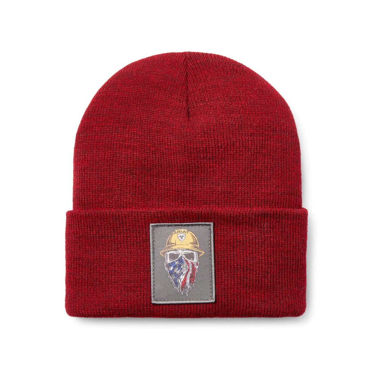 Ariat Men's Born For This Patch Watch Cap Hats & Caps Ariat Burgandy Heather OS