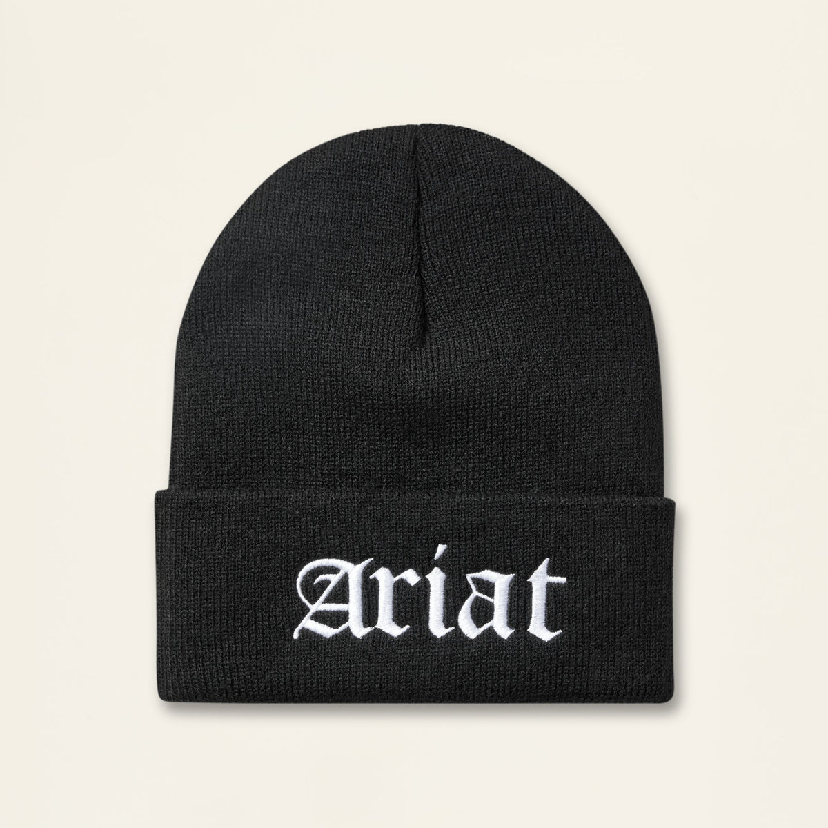 Ariat Rebar Embroidered Logo Knit Beanie Hats & Caps Ariat