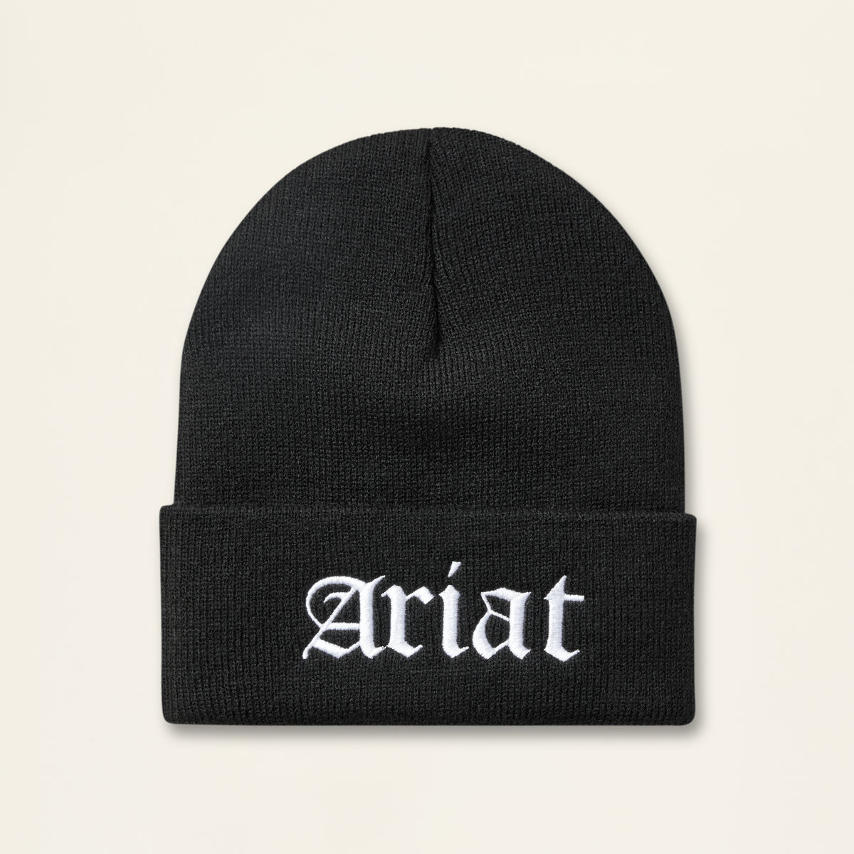 Ariat Rebar Embroidered Logo Knit Beanie - Work World - Workwear, Work Boots, Safety Gear