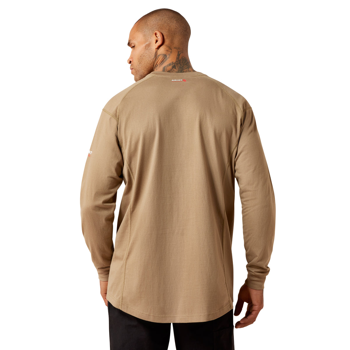 Ariat Men's FR Air Crew Lightweight Long Sleeve T-Shirt Long Sleeve T-Shirts Ariat