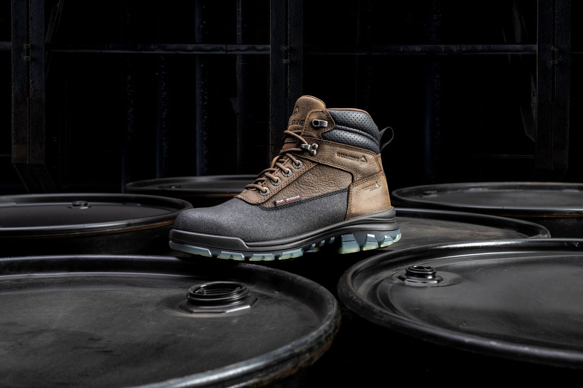 Wolverine Men's DuraShocks® SR Icon Derrick 6" Waterproof Comp Toe Work Boot Work Boots Wolverine