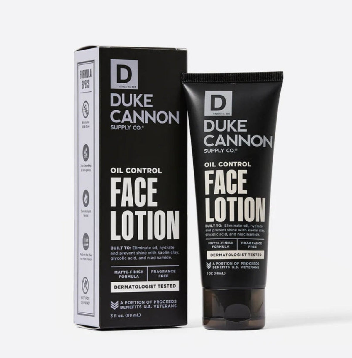 Duke Cannon Oil Control Face Lotion Toiletries Duke Cannon Birchwood OS