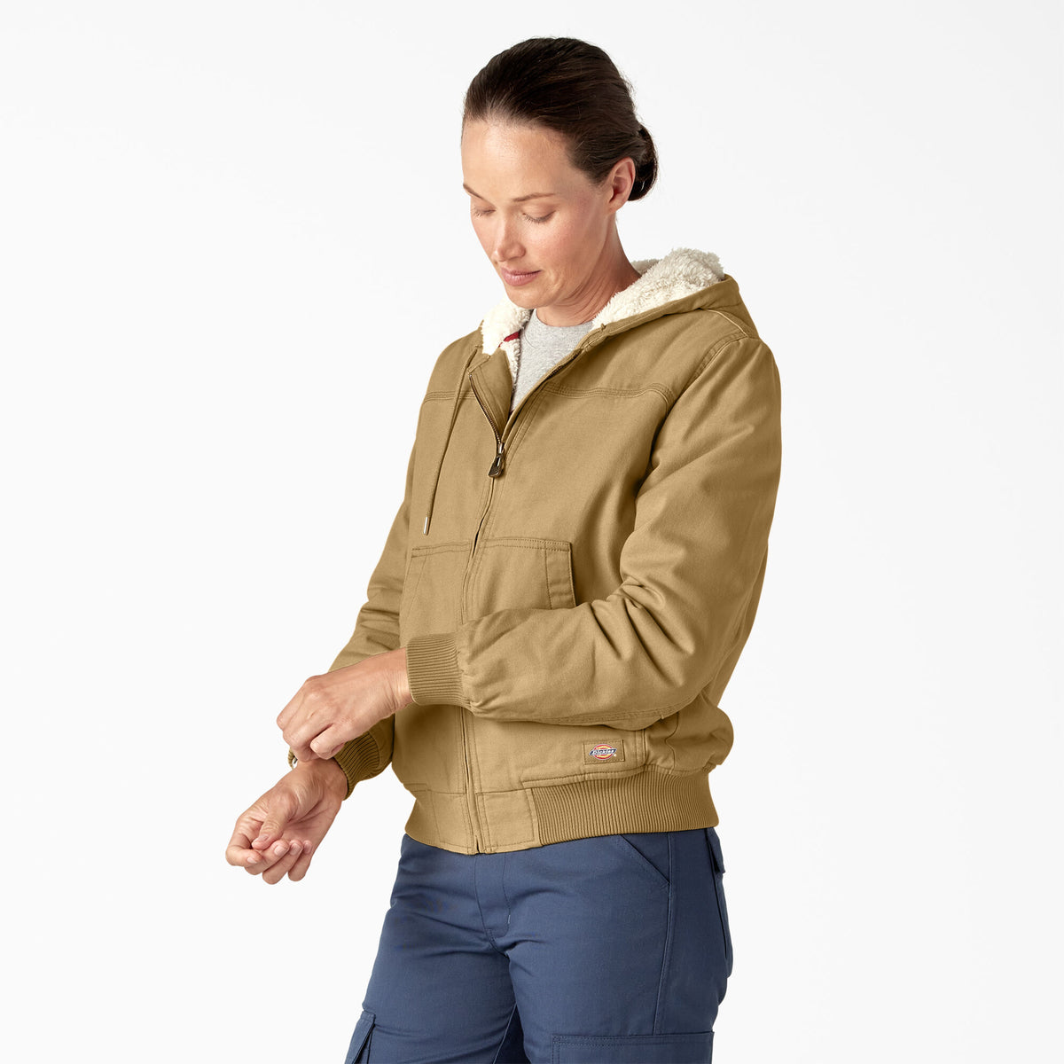 Dickies Women&#39;s Fleece Lined Duck Canvas Jacket - Work World - Workwear, Work Boots, Safety Gear