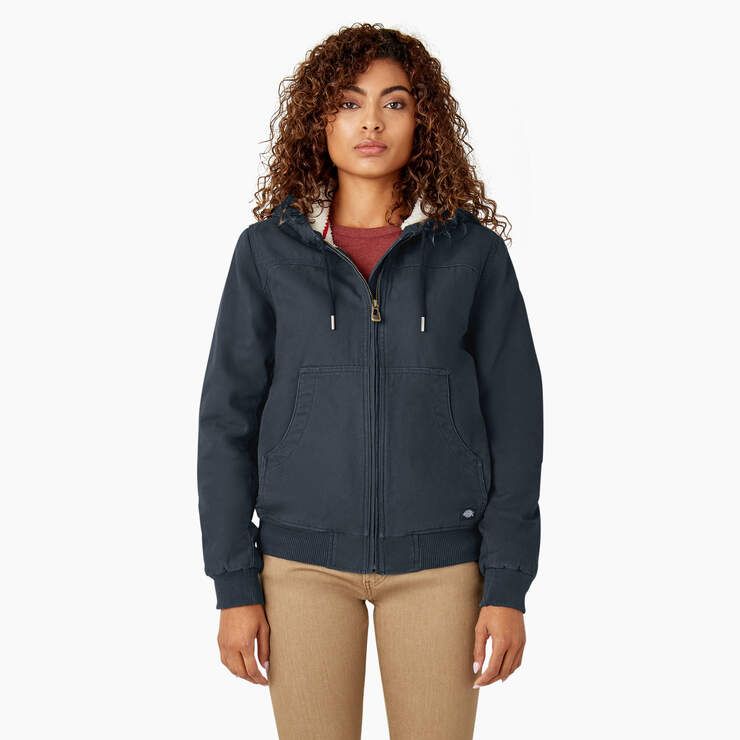 Dickies Women&#39;s Fleece Lined Duck Canvas Jacket - Work World - Workwear, Work Boots, Safety Gear