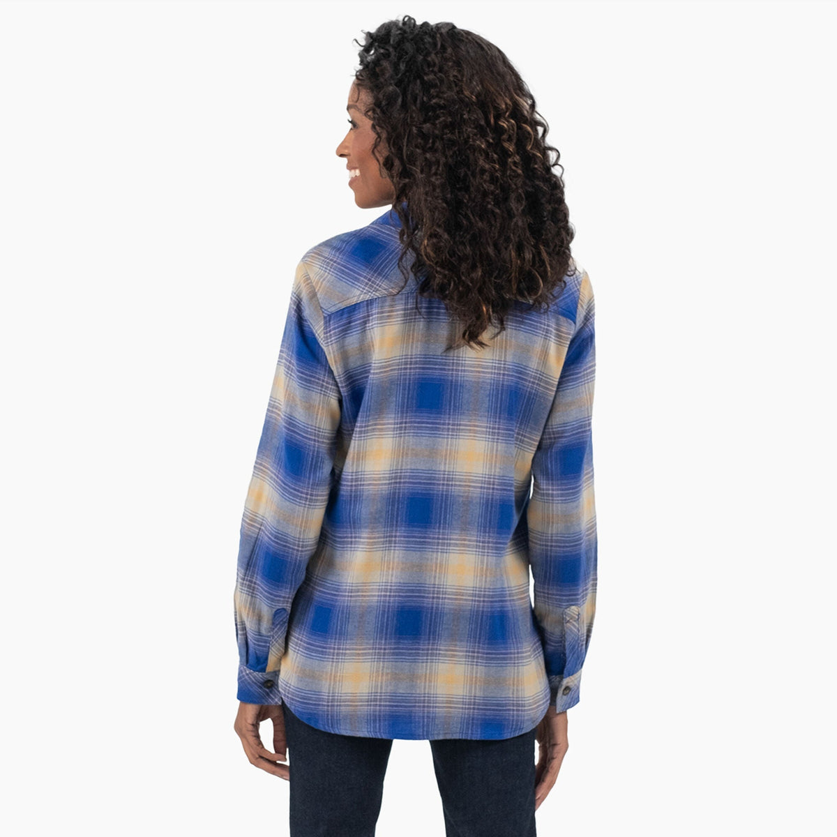 Dickies Women's Plaid Long Sleeve Flannel Shirt Work Shirts Dickies