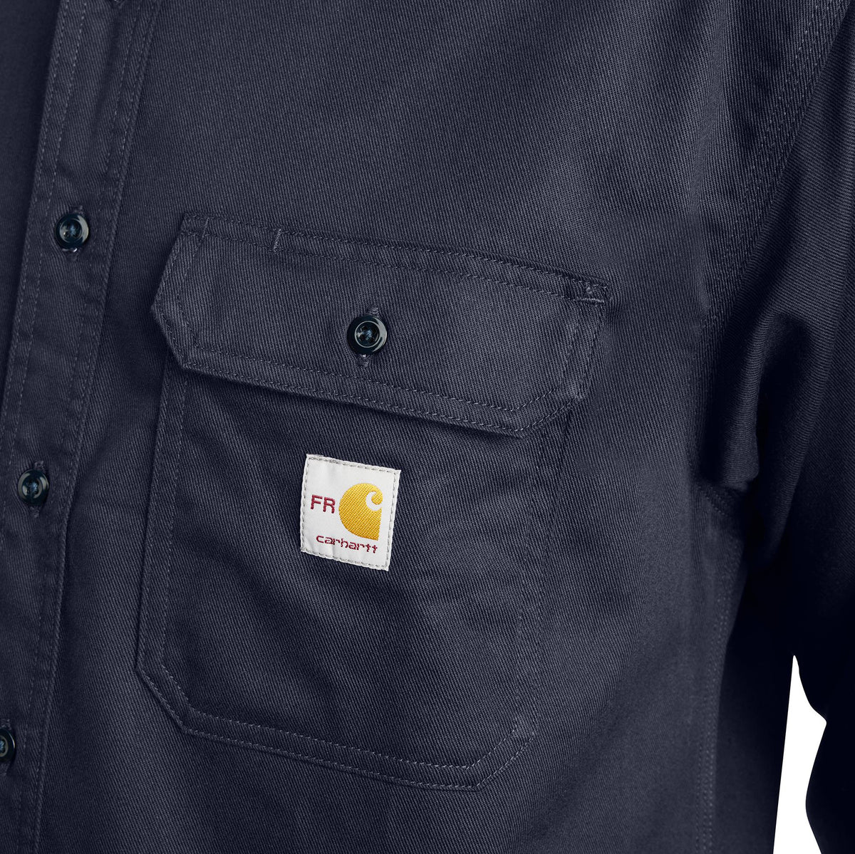 Carhartt Men's Flame Resistant Classic Twill Work Shirt Work Shirts Carhartt