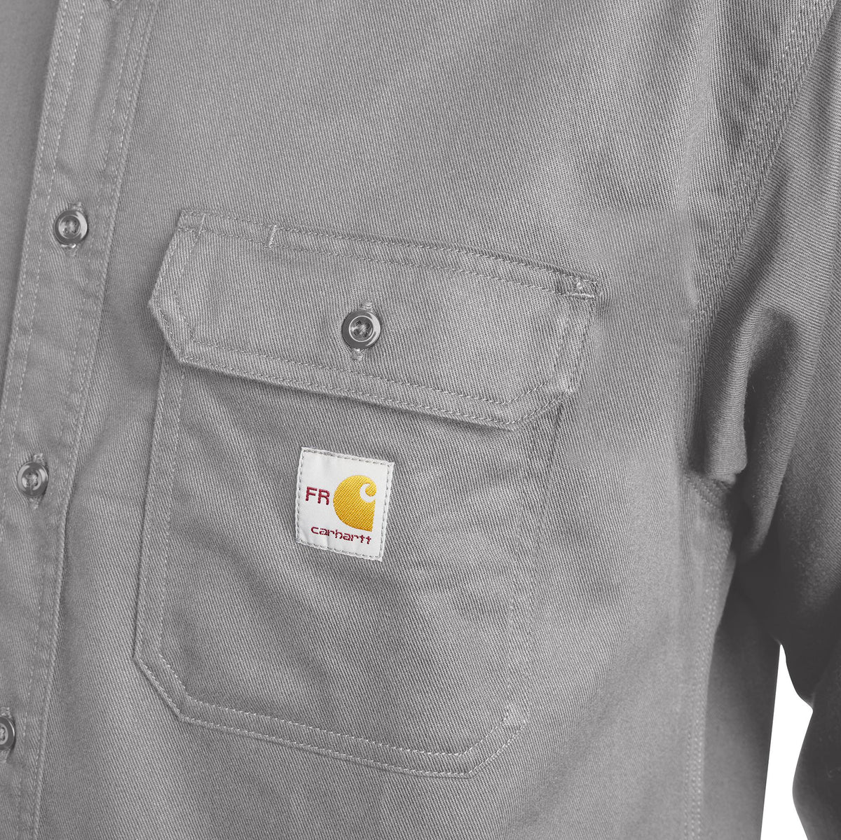Carhartt Men's Flame Resistant Classic Twill Work Shirt Work Shirts Carhartt