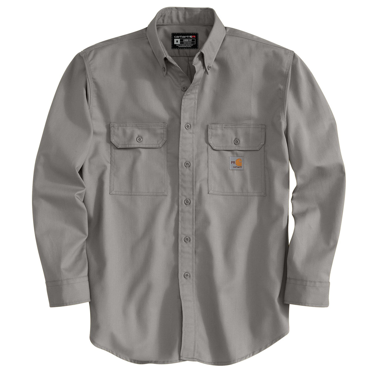 Carhartt Men's Flame Resistant Classic Twill Work Shirt Work Shirts Carhartt