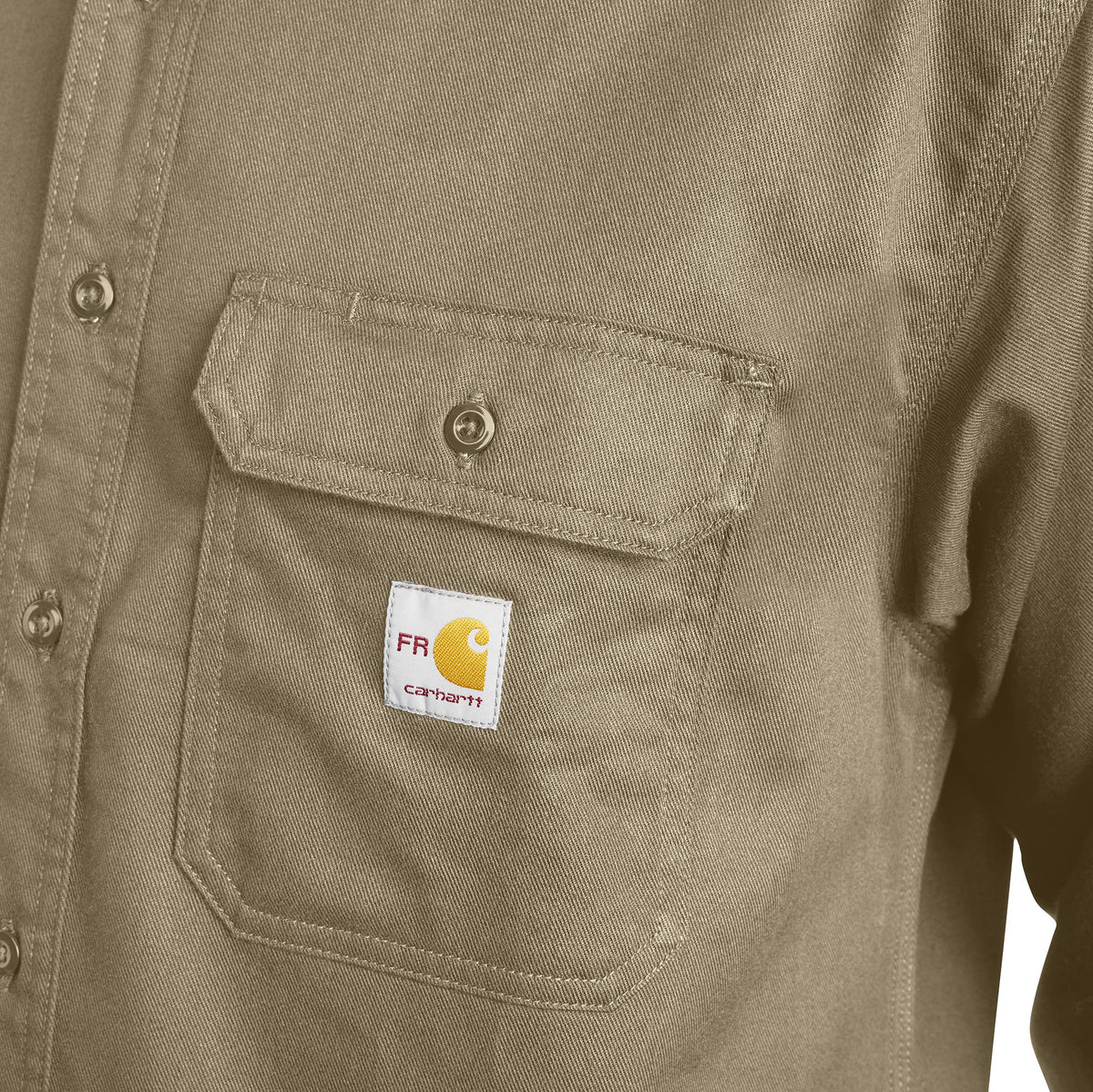 Carhartt Men's Flame Resistant Classic Twill Work Shirt Work Shirts Carhartt
