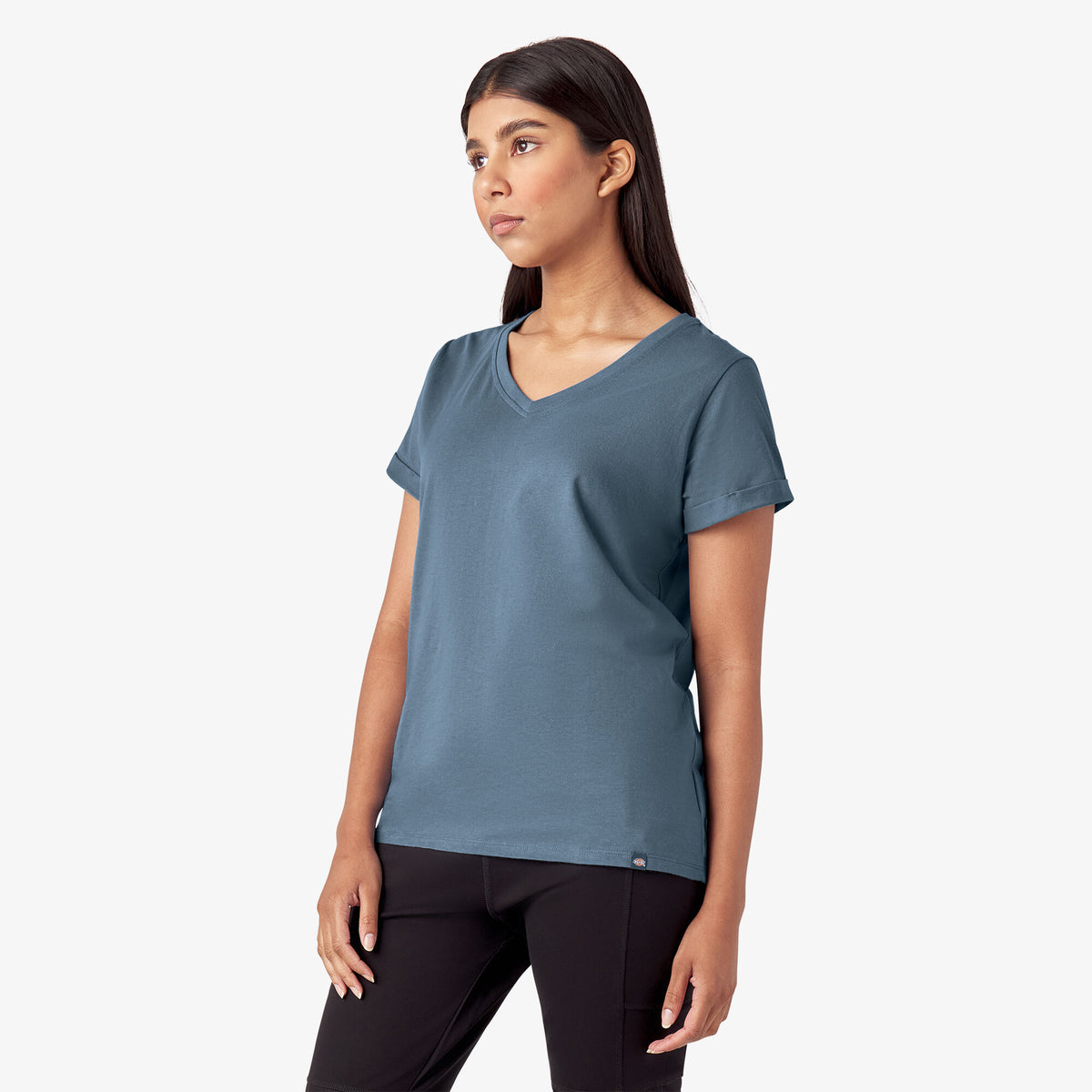 Dickies Women&#39;s V-Neck T-Shirt - Work World - Workwear, Work Boots, Safety Gear