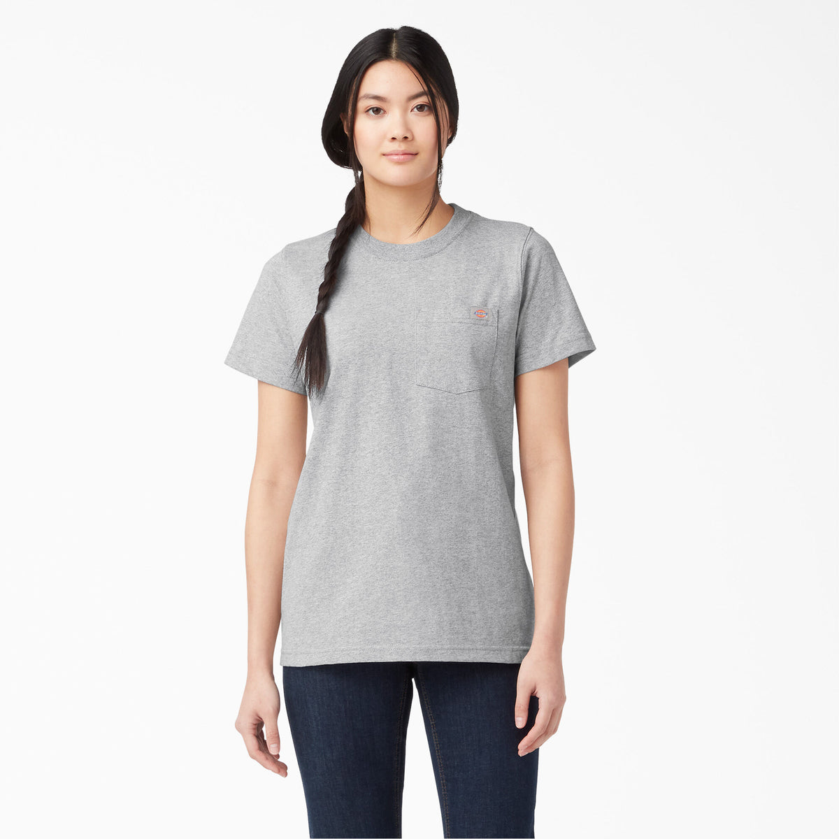 Dickies Women&#39;s Heavyweight Short Sleeve Pocket T-Shirt - Work World - Workwear, Work Boots, Safety Gear