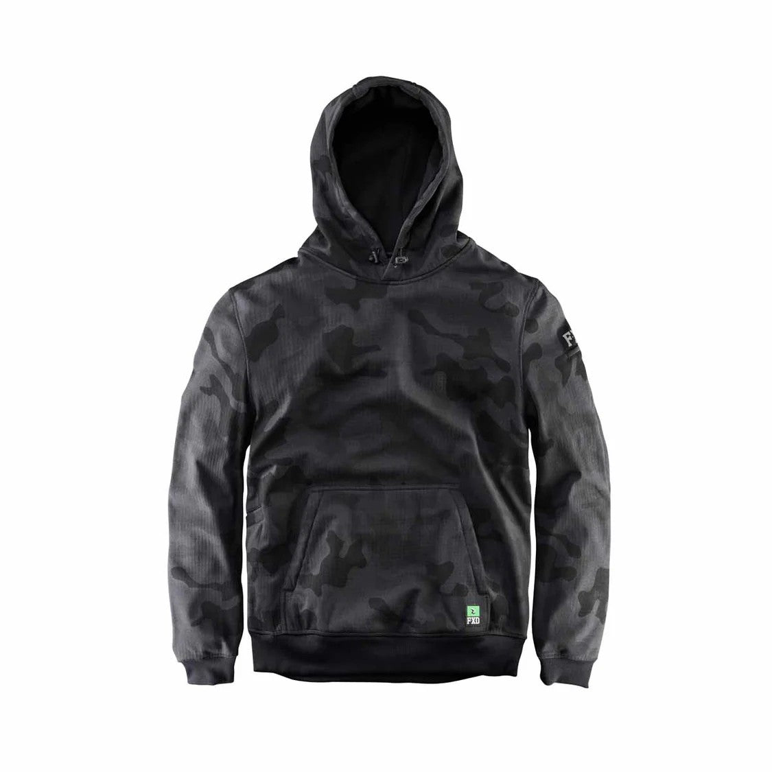 FXD Men's WF-1 Work Fleece Hoodie Sweatshirts & Hoodies FXD Black Camo 2XL Reg