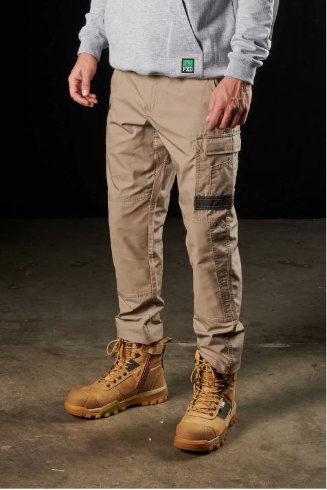 FXD Men's WP-5 Wicking Dura500 Cargo Pant Pants FXD Khaki 28 30 Inseam