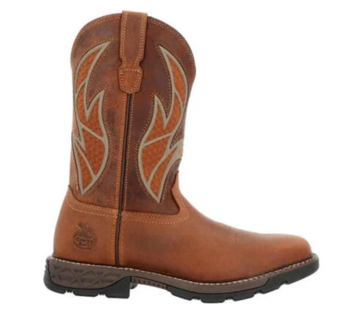 Georgia Boot Men's Carbo -Tec FLX 11" EH Western Boot Western Boots Georgia Boot Brown/Brick 10 M