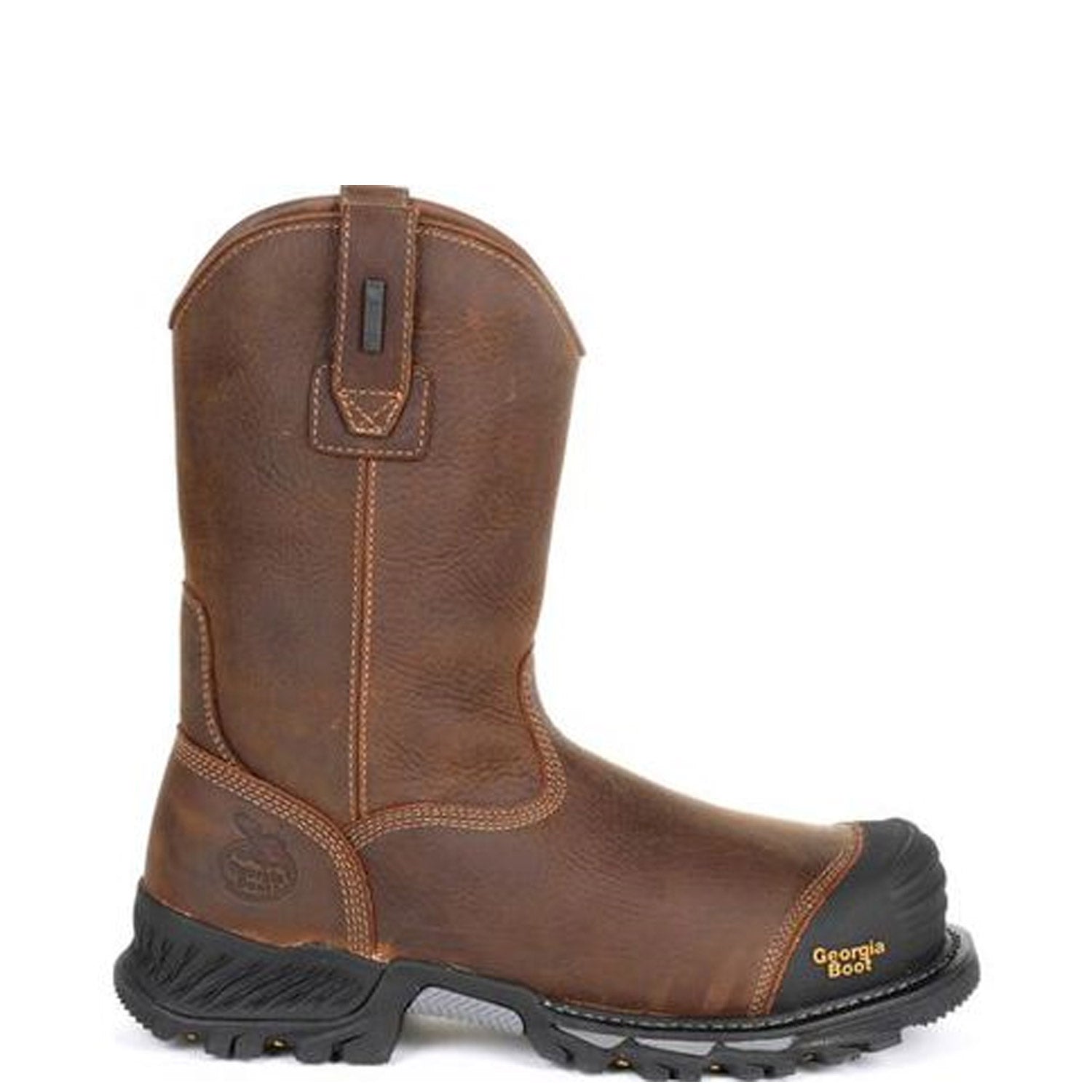 Georgia Boot Men's Rumbler 10" Waterproof EH Comp Toe Wellington Work Boot - Work World - Workwear, Work Boots, Safety Gear