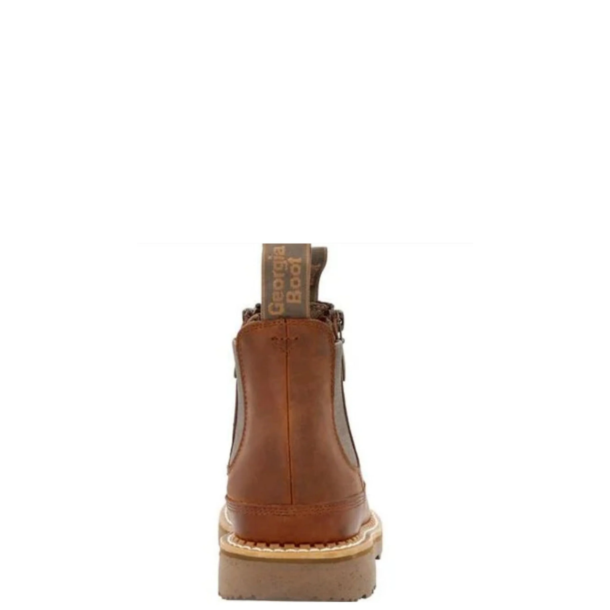 Georgia Boot Women's Side Zip 5" Slip Resistant Chelsea Romeo Boot Work Shoes Georgia Boot