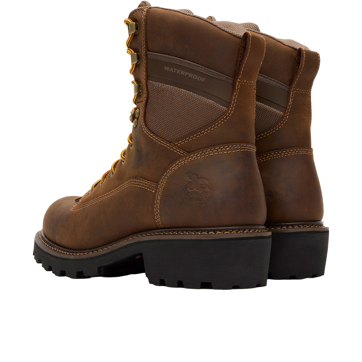 Georgia Boot Men's Core 37 9" Scalloped Heel Waterproof Work Boot Work Boots Georgia Boot