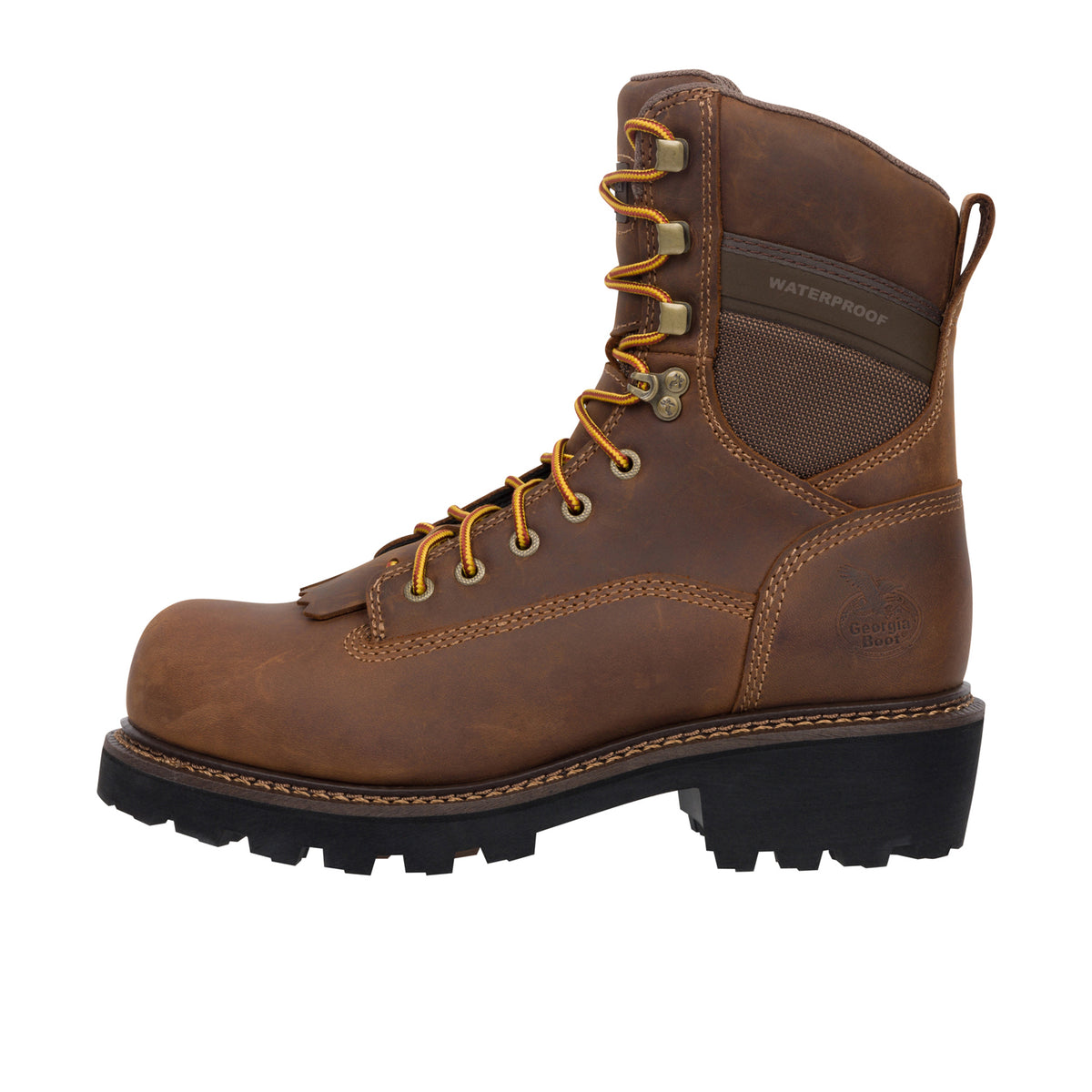 Georgia Boot Men's Core 37 9" Scalloped Heel Waterproof Comp Toe Logger Work Boot Work Boots Georgia Boot