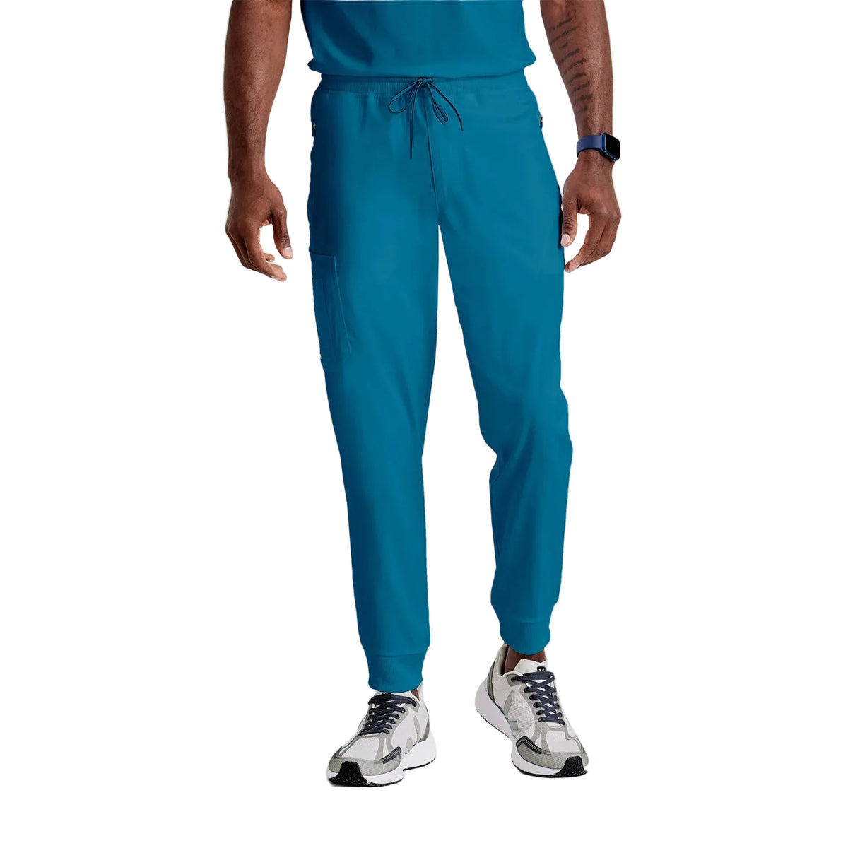 Grey's Anatomy Men's Murphy 5-Pocket Jogger Zip-Fly Scrub Pant Scrubs Grey`s Anatomy Bahama L Reg
