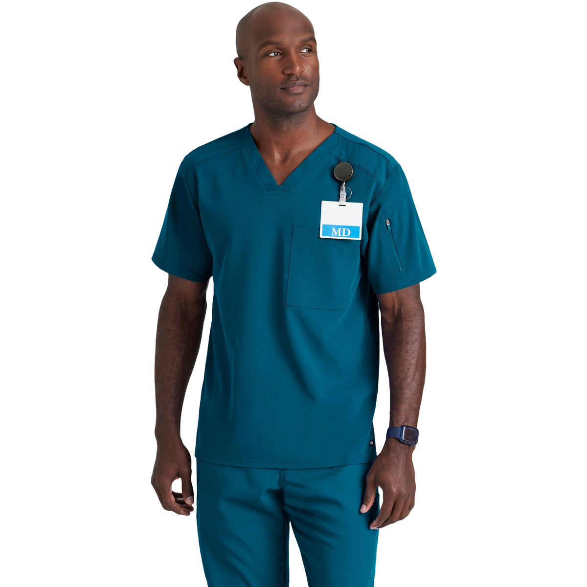 Grey's Anatomy Men's Murphy Top Scrubs Grey's Anatomy Bahama L Reg