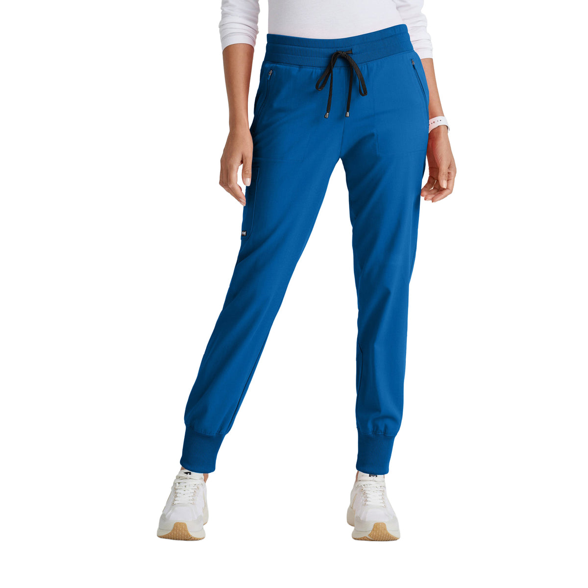 Grey's Anatomy Women's Eden 5 Pocket Scrub Jogger Pant Scrubs Grey's Anatomy New Royal 2XL Reg