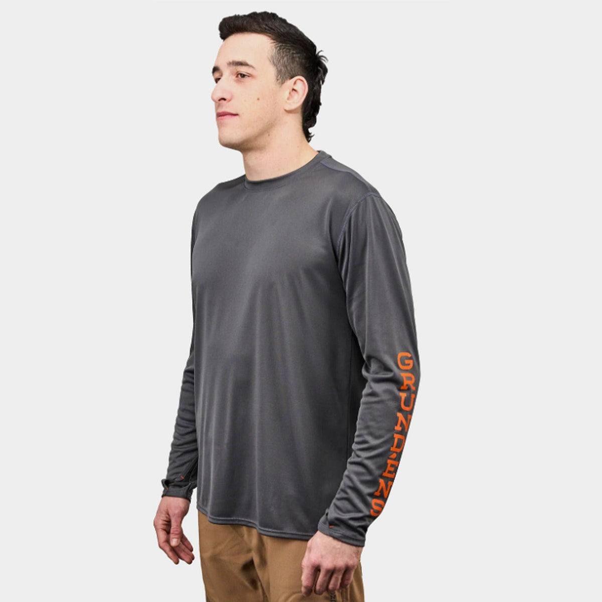Grundéns Men's Tough Sun Crew Performance Long Sleeve T-Shirt Long Sleeve T-Shirts Grundens