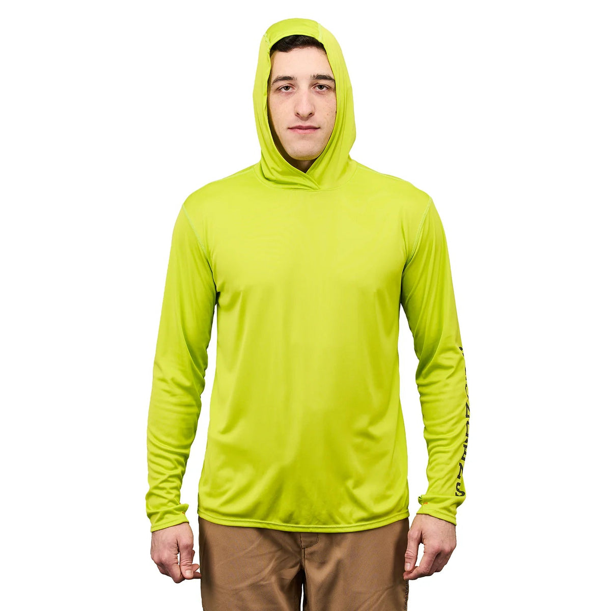 Grundéns Men's Tough Sun Hooded Long Sleeve T-Shirt Long Sleeve T-Shirts Grundens Dorado 2XL Reg