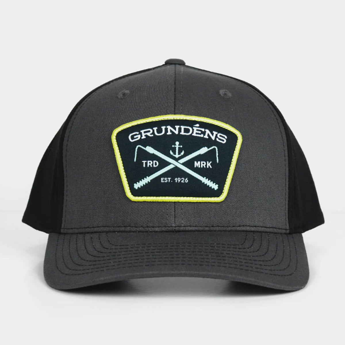 Grundéns Men's Gaff Trucker 312 Hat Hats & Caps Grundens Charcoal/Black OS