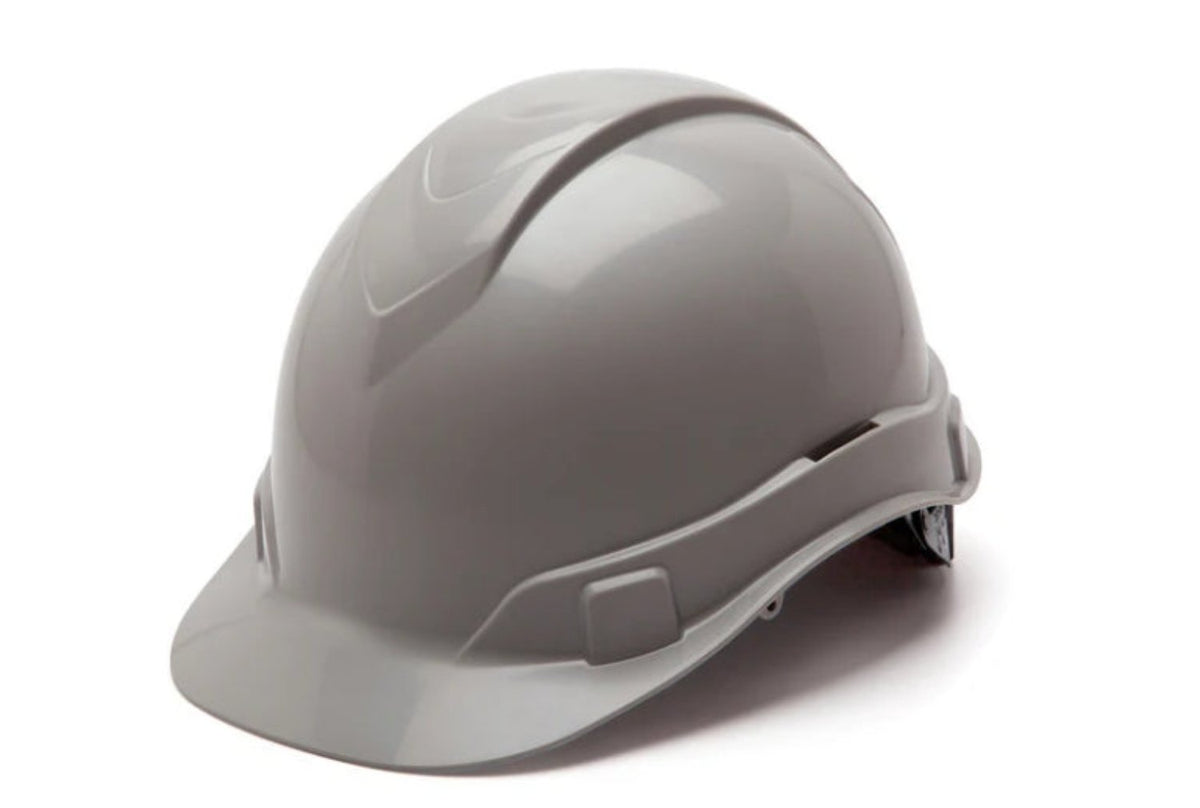 Pyramex Ridgeline 4-Point Ratchet Cap Hard Hat Hard Hats & Accessories Pyramex Gray OS