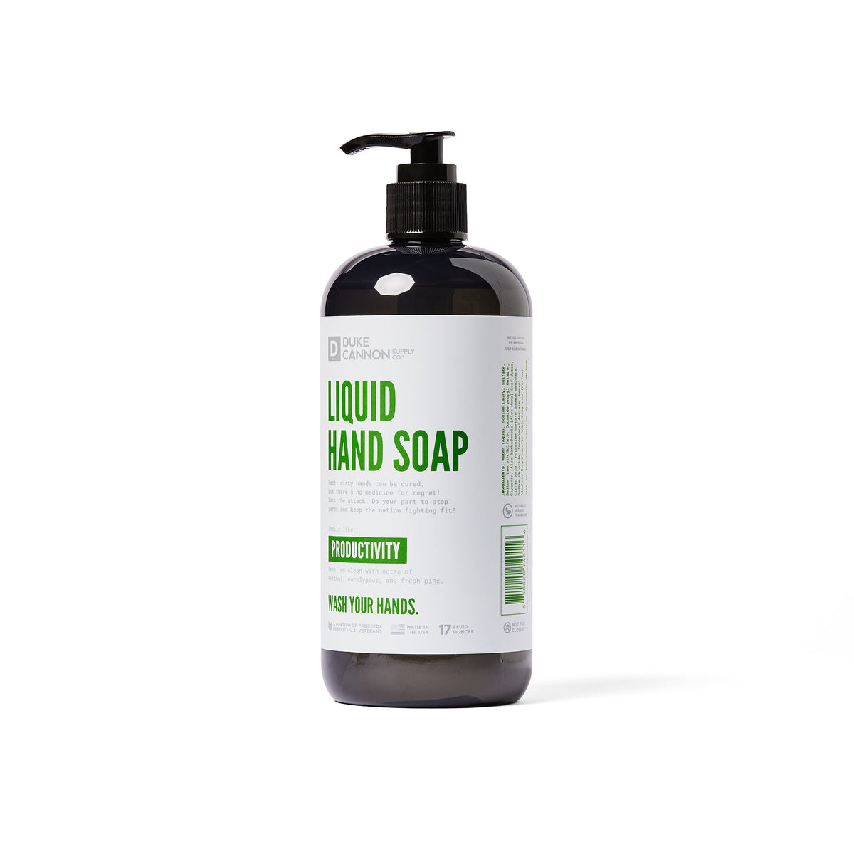 Duke Cannon Productivity Liquid Hand Soap Toiletries Duke Cannon