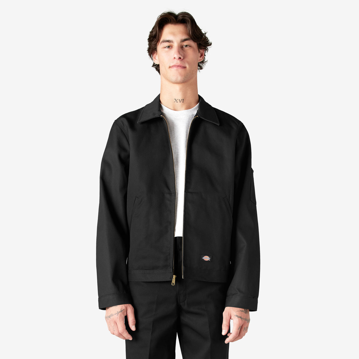 Dickies Men's Unlined Eisenhower Jacket Jackets & Coats Dickies Black 2XL Reg