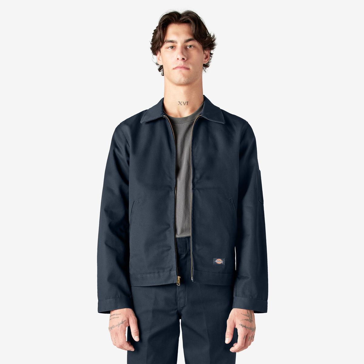 Dickies Men's Unlined Eisenhower Jacket Jackets & Coats Dickies Dark Navy 3XL Reg