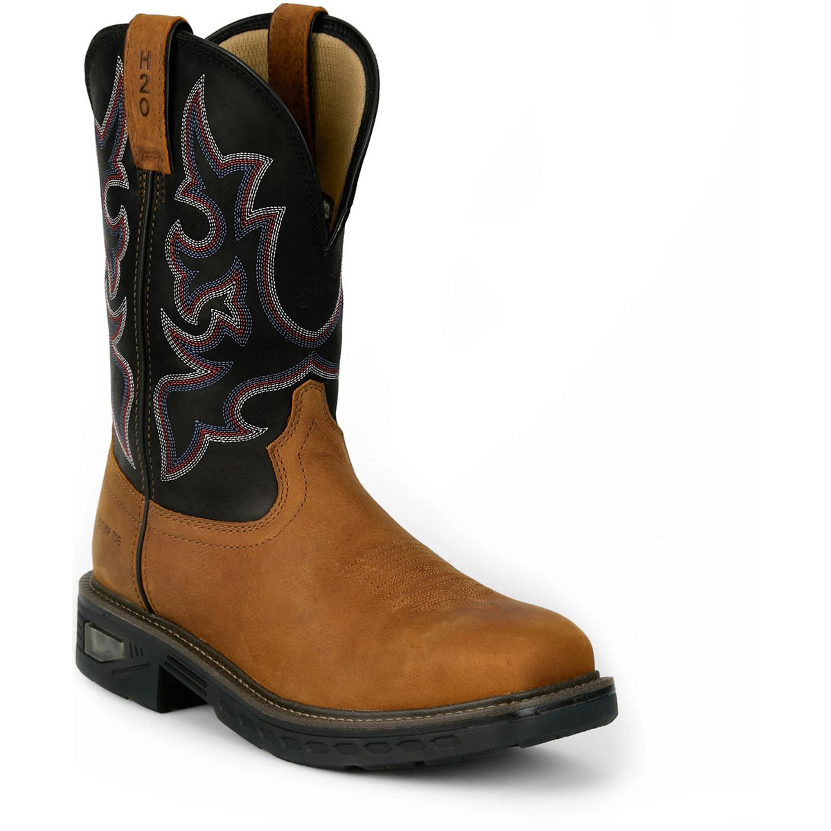 Justin Boots Men's Rigman 11" Waterproof Comp Toe Work Boot Work Boots Justin Boots