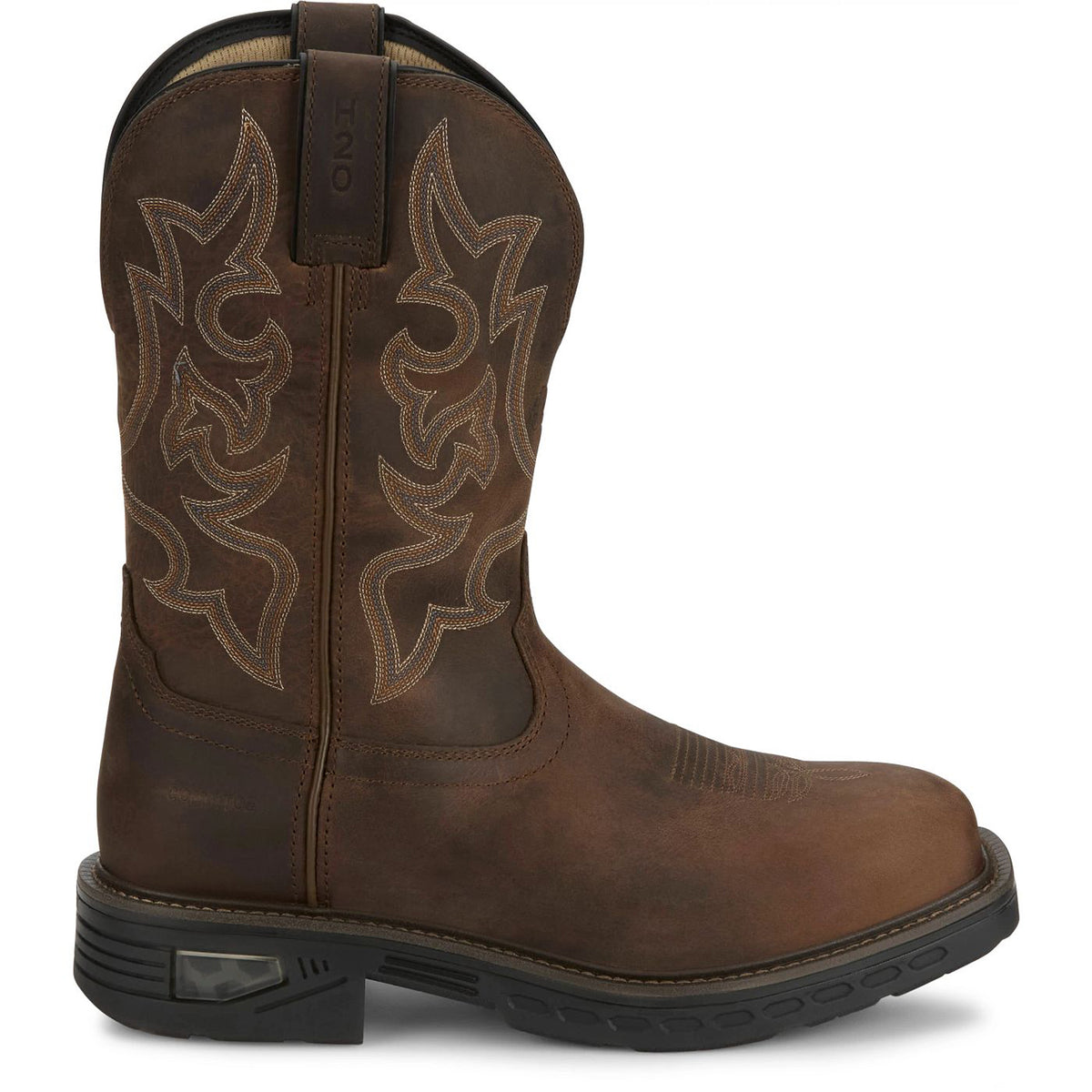 Justin Boots Men's Rigman 11" Waterproof Comp Toe Work Boot Work Boots Justin Boots Rigman Brown 10 2E