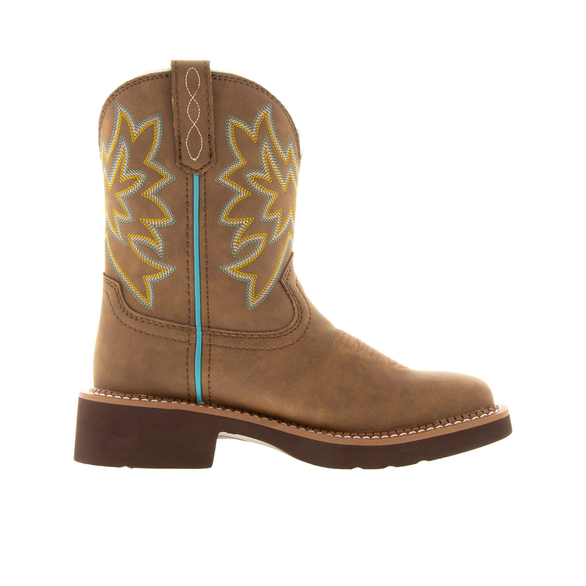 Justin Boots Women's Sunny 8" Western Boot Western Boots Justin Boots Chocolate 10 B