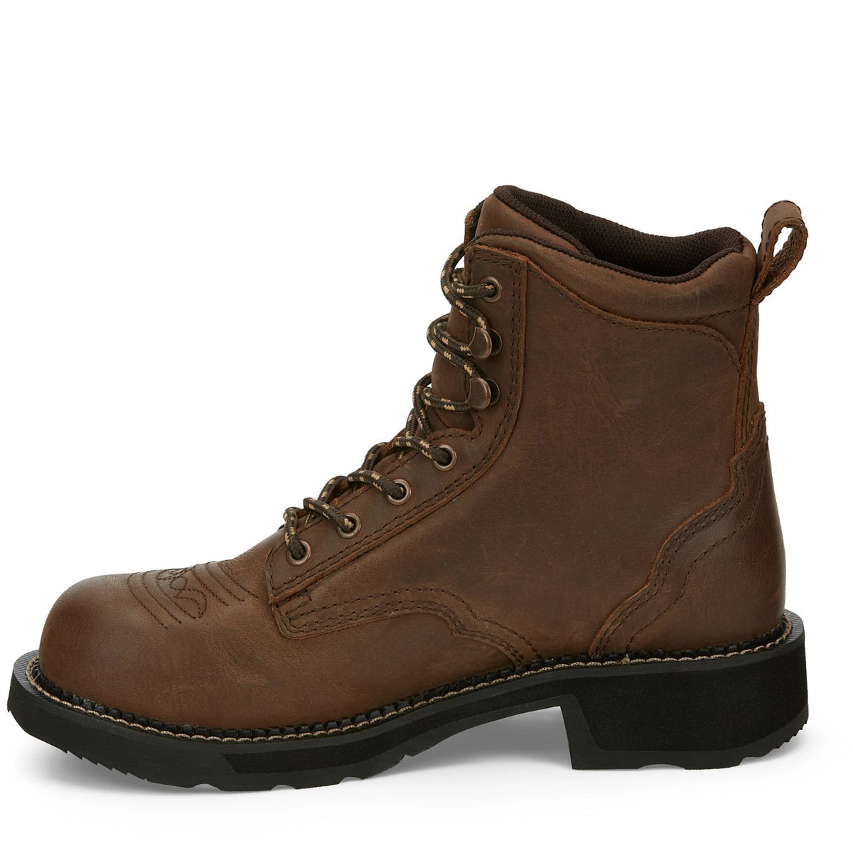 Justin Boots Women's Katerina 6" Waterproof Steel Toe Work Boot