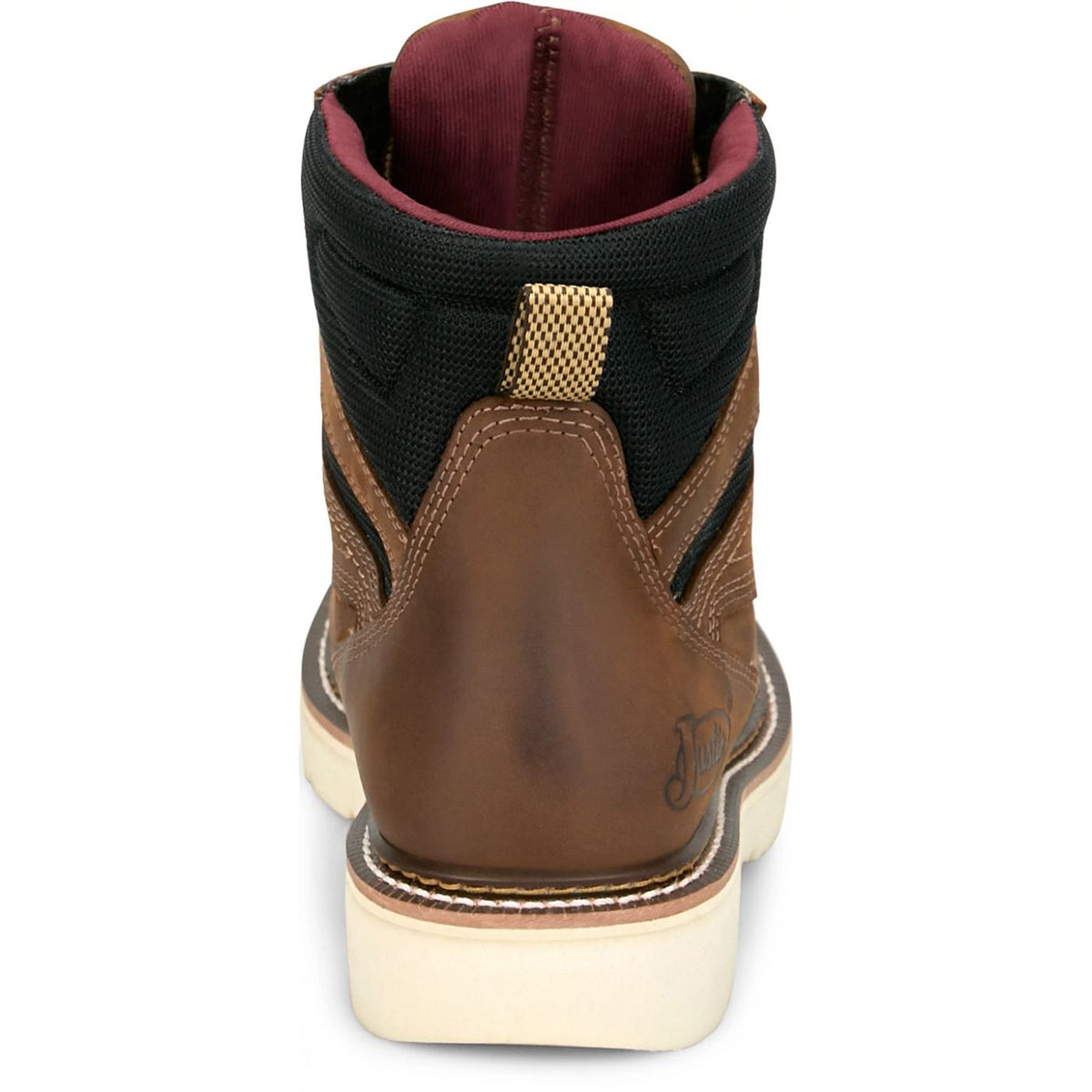 Justin Boots Men's Bristol 6" Waterproof Soft Toe Work Boot Work Boots Justin Boots