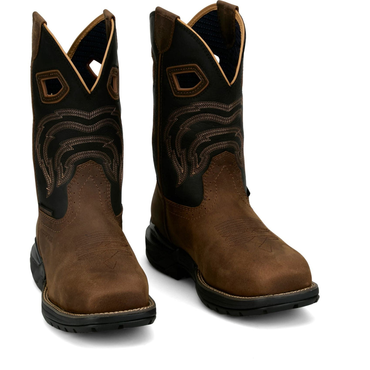 Justin Boots Men's Slickline 11" Waterproof Nano Comp Toe Work Boot Work Boots Justin Boots