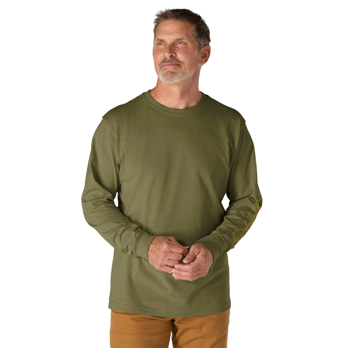 Carhartt Men's Signature Logo Long Sleeve T-Shirt Long Sleeve T-Shirts Carhartt