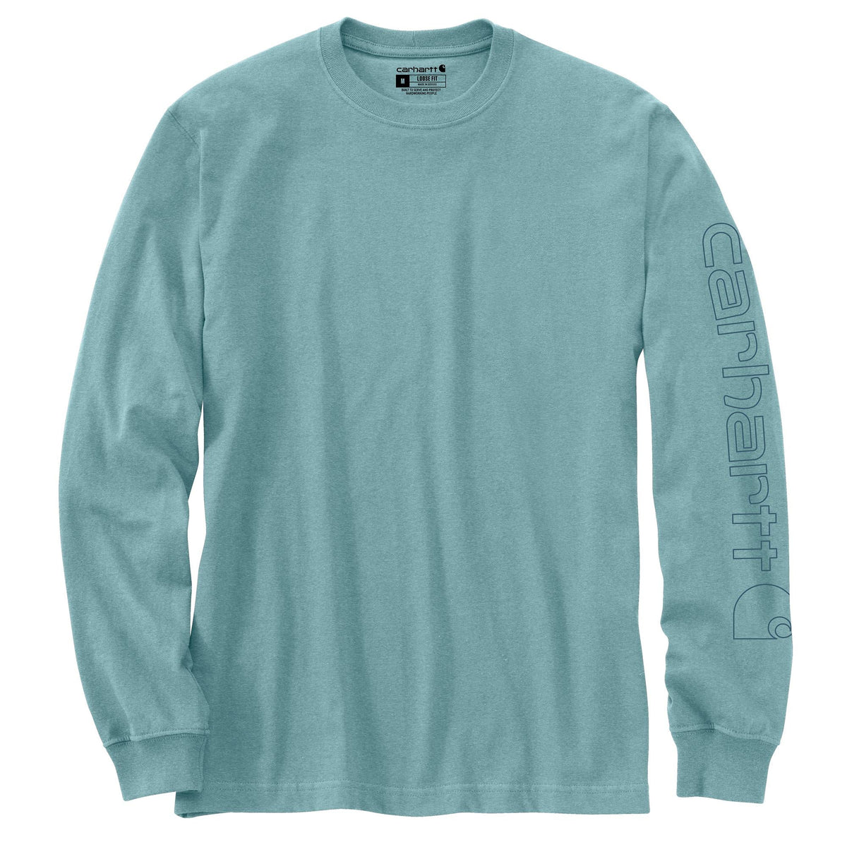 Carhartt Men's Signature Logo Long Sleeve T-Shirt Long Sleeve T-Shirts Carhartt
