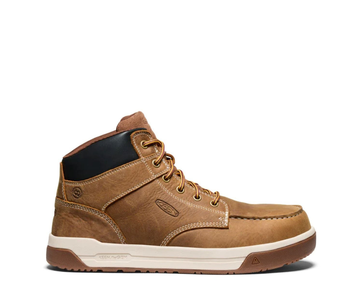 KEEN Utility Men&#39;s Gibson Mid 5&quot; EH Moc Comp Toe Work Boot - Work World - Workwear, Work Boots, Safety Gear