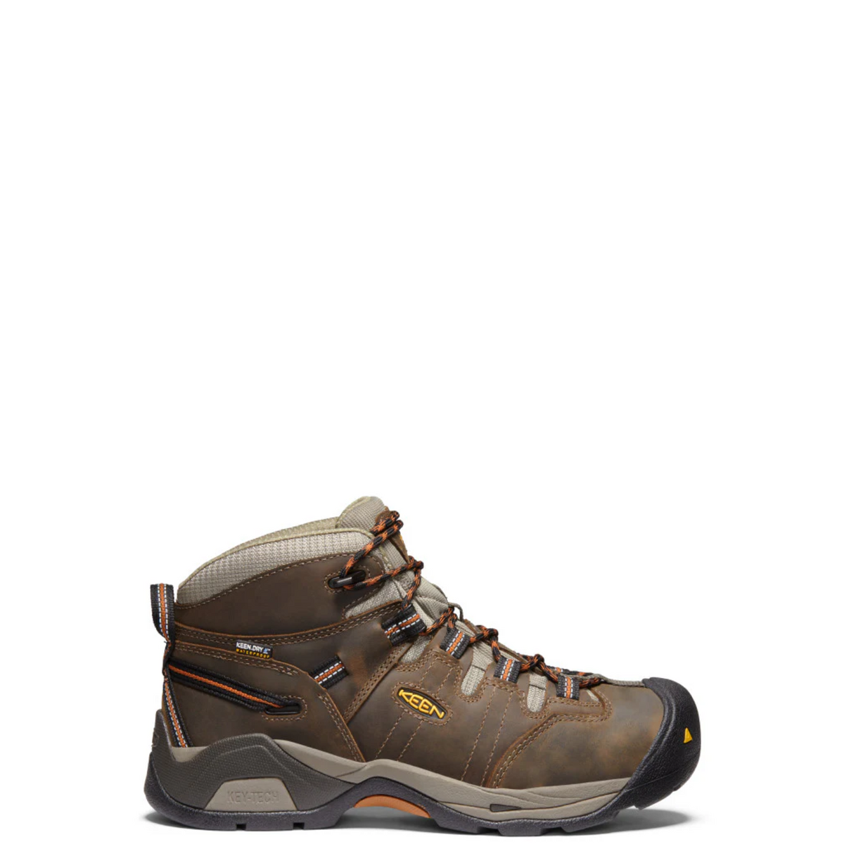 KEEN Utility Men's Detroit XT Waterproof Soft Toe Work Boot Work Boots KEEN Utility Black Olive/Brown 10 2E