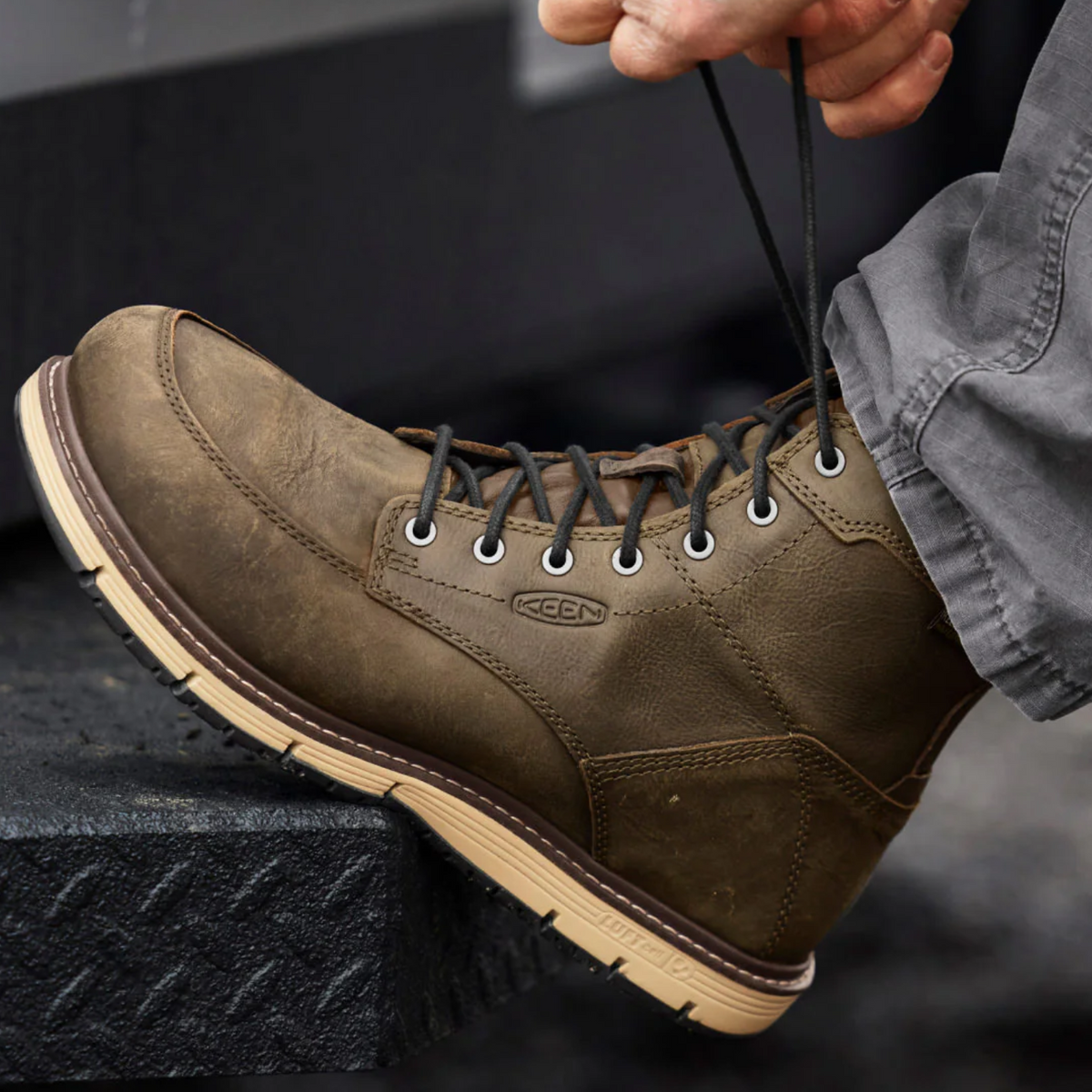 KEEN Utility Men's San Jose 6" Waterproof Soft Toe Work Boot Work Boots KEEN Utility