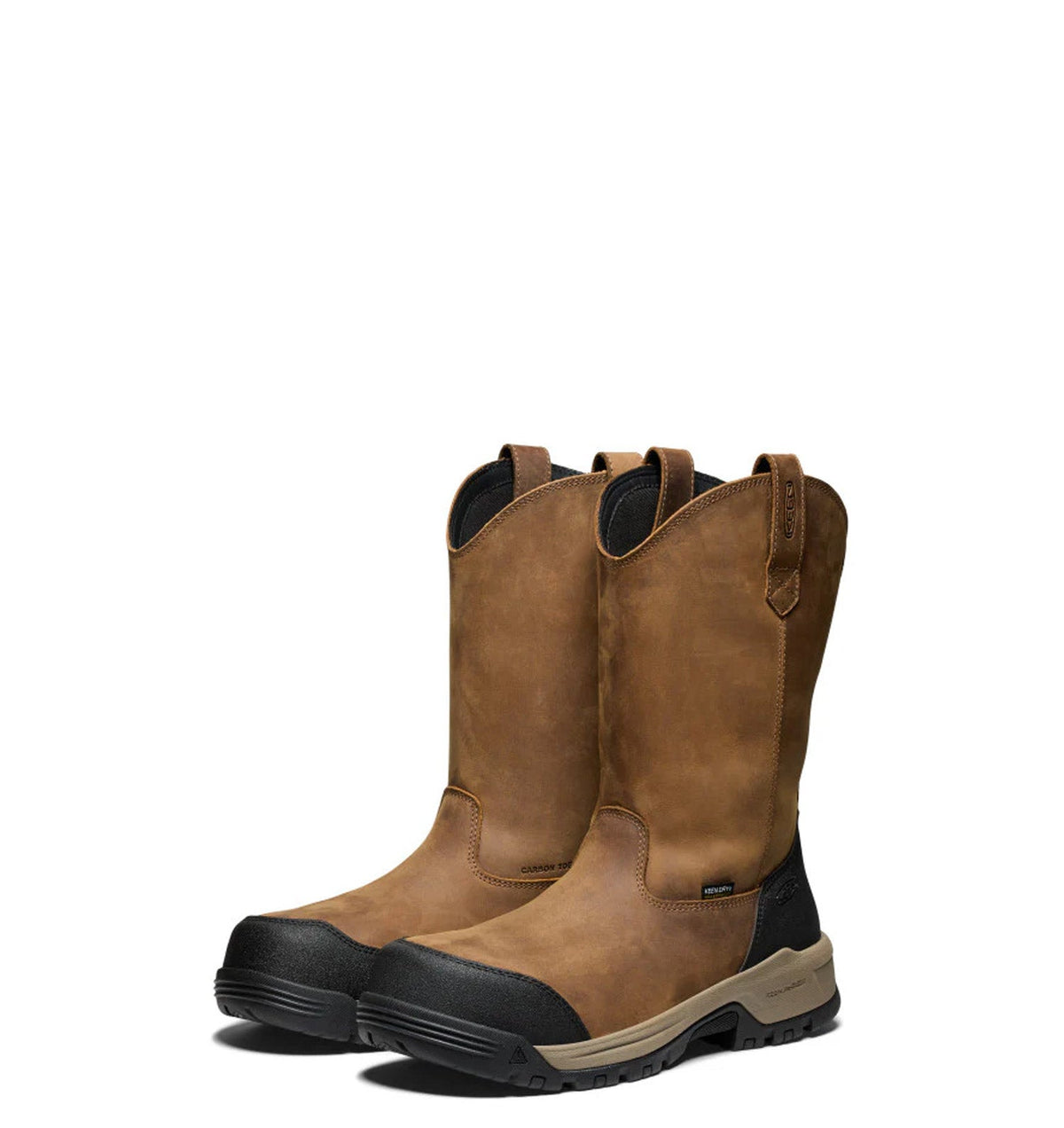 KEEN Utility Men's Evanston Waterproof EH 11” Carbon Toe Wellington Boot Work Boots KEEN Utility