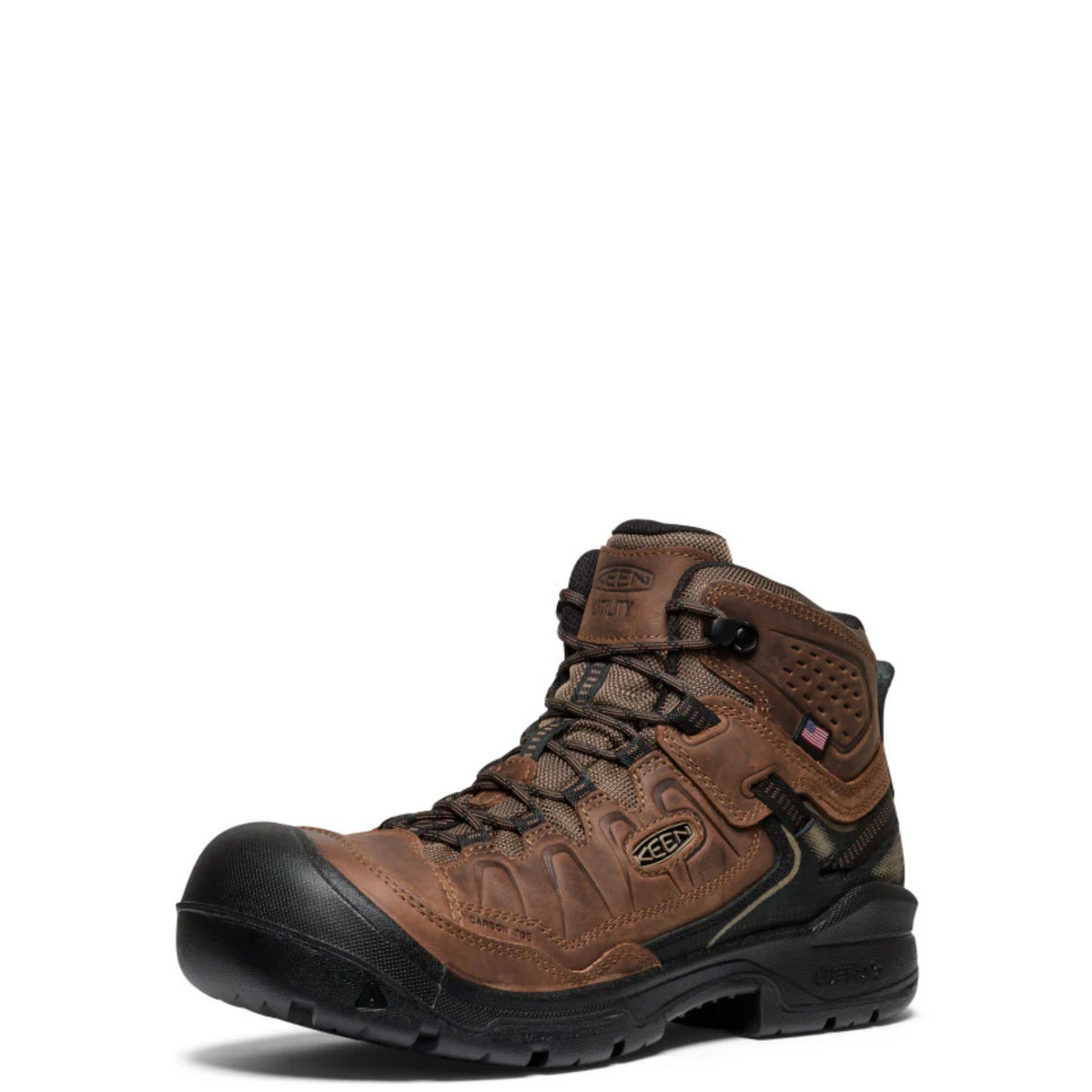 KEEN Utility Men's Targhee IV Mid Work 5.5" Waterproof Carbon Toe Work Boot Work Boots KEEN Utility