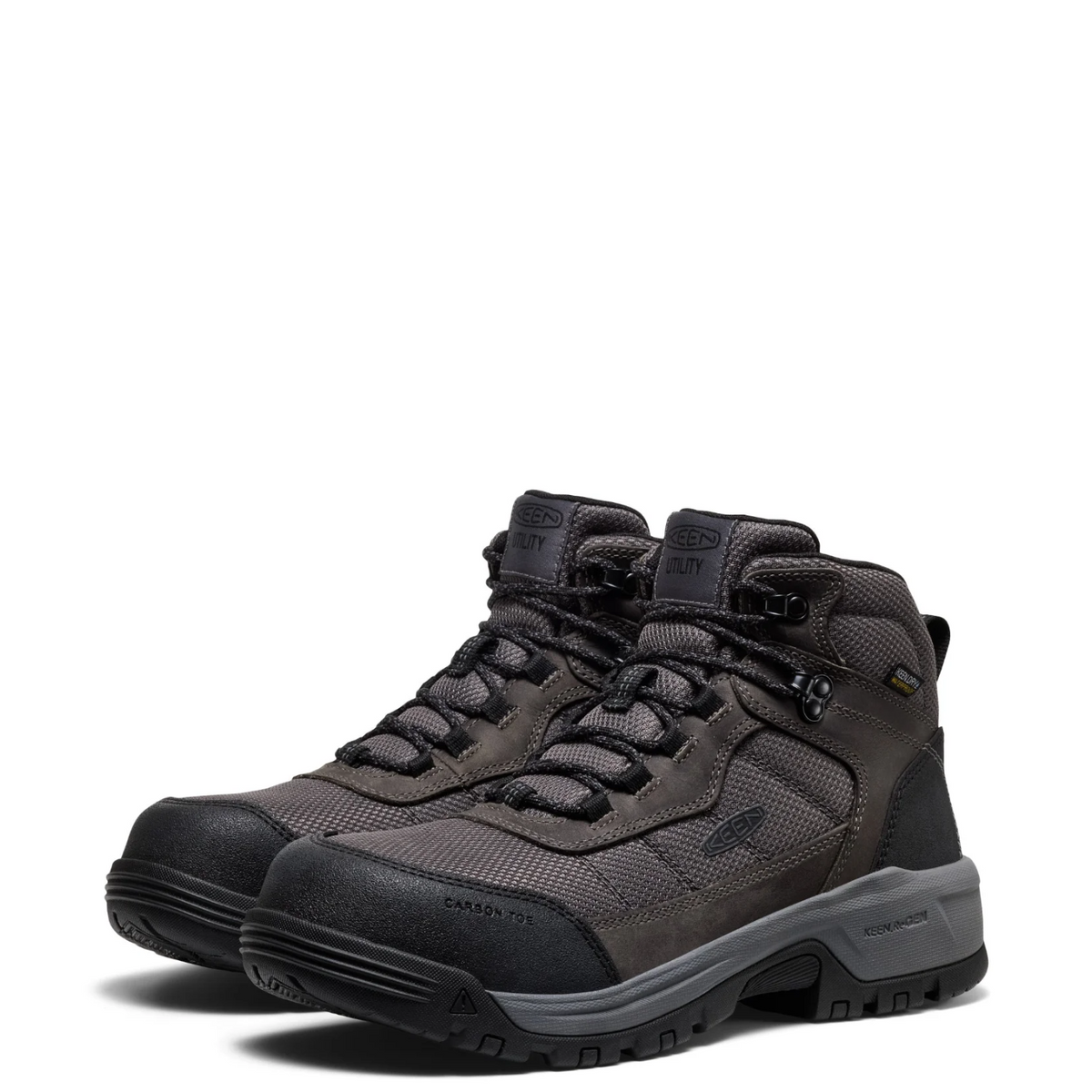 KEEN Utility Men's Skokie Hiker 5" Waterproof EH Carbon Toe Boot Work Boots KEEN Utility