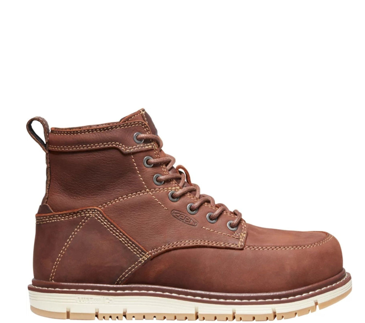 KEEN Utility Women's San Jose 6" Aluminum Toe Work Boot Work Boots KEEN Utility Gingerbread/Gum 10 M