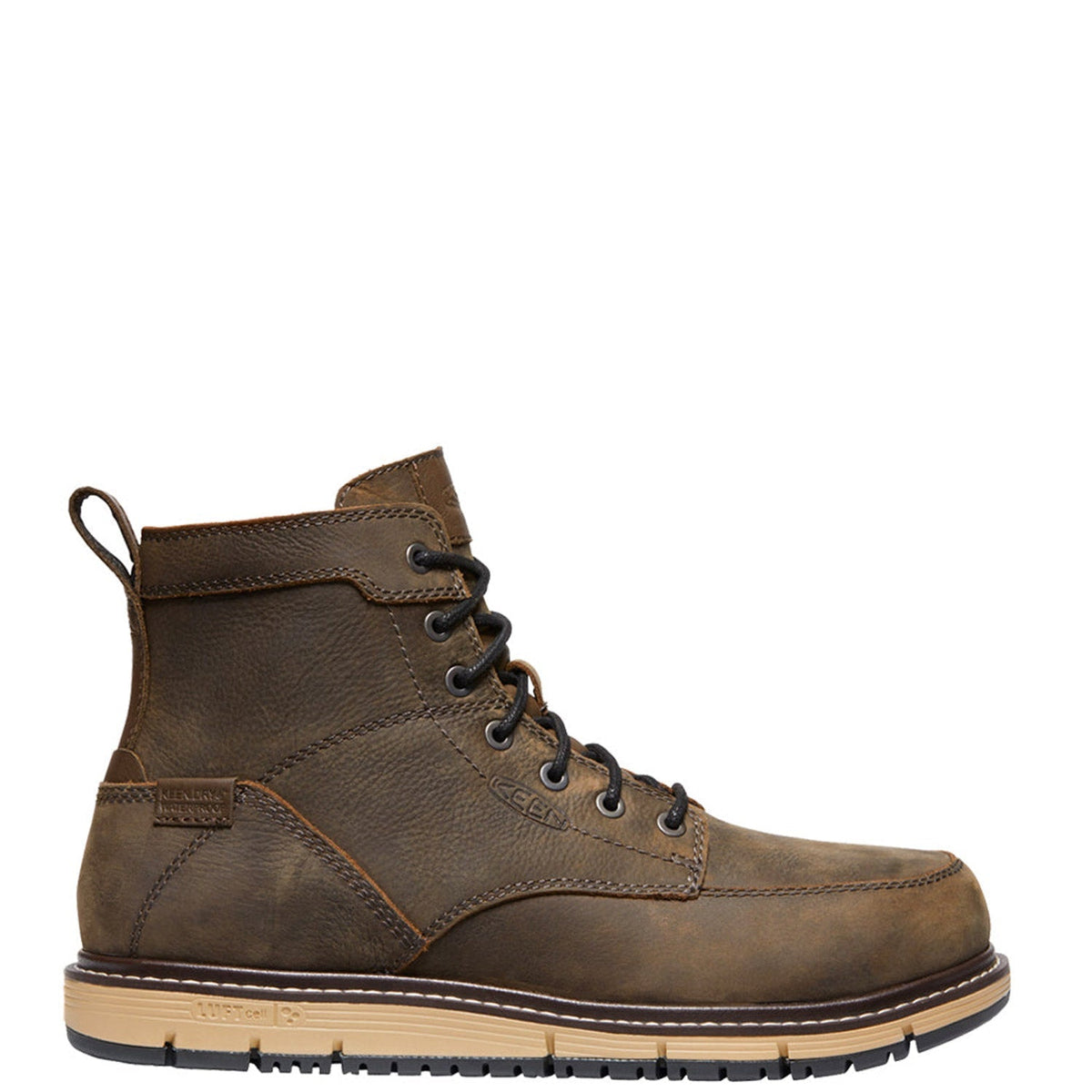 KEEN Utility Men's San Jose 6" Waterproof Aluminum Toe Work Boot Work Boots KEEN Utility Cascade Brown/Black 10 2E