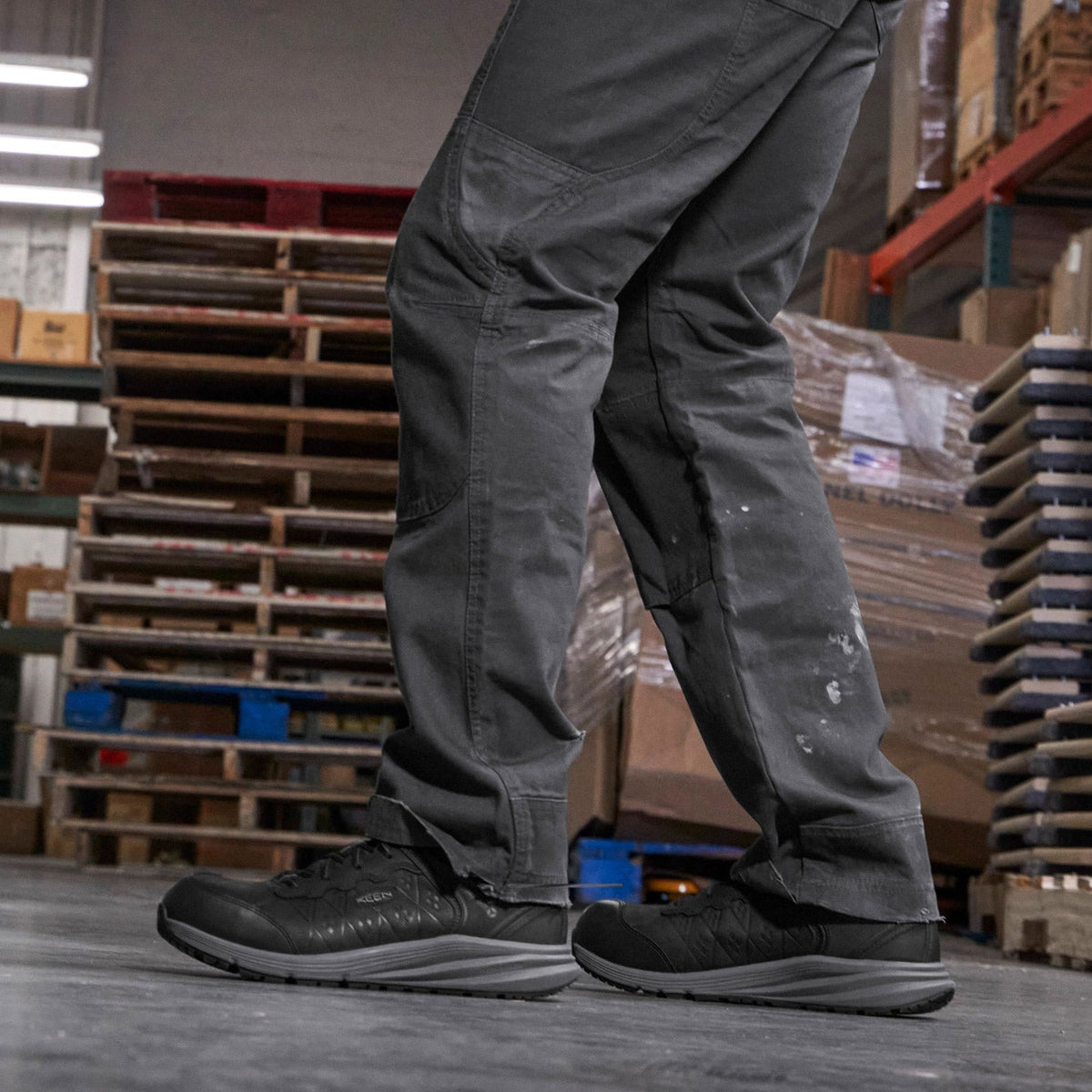 KEEN Utility Men's Vista Energy+ Waterproof Carbon Fiber Toe Work Sneaker Work Shoes KEEN Utility